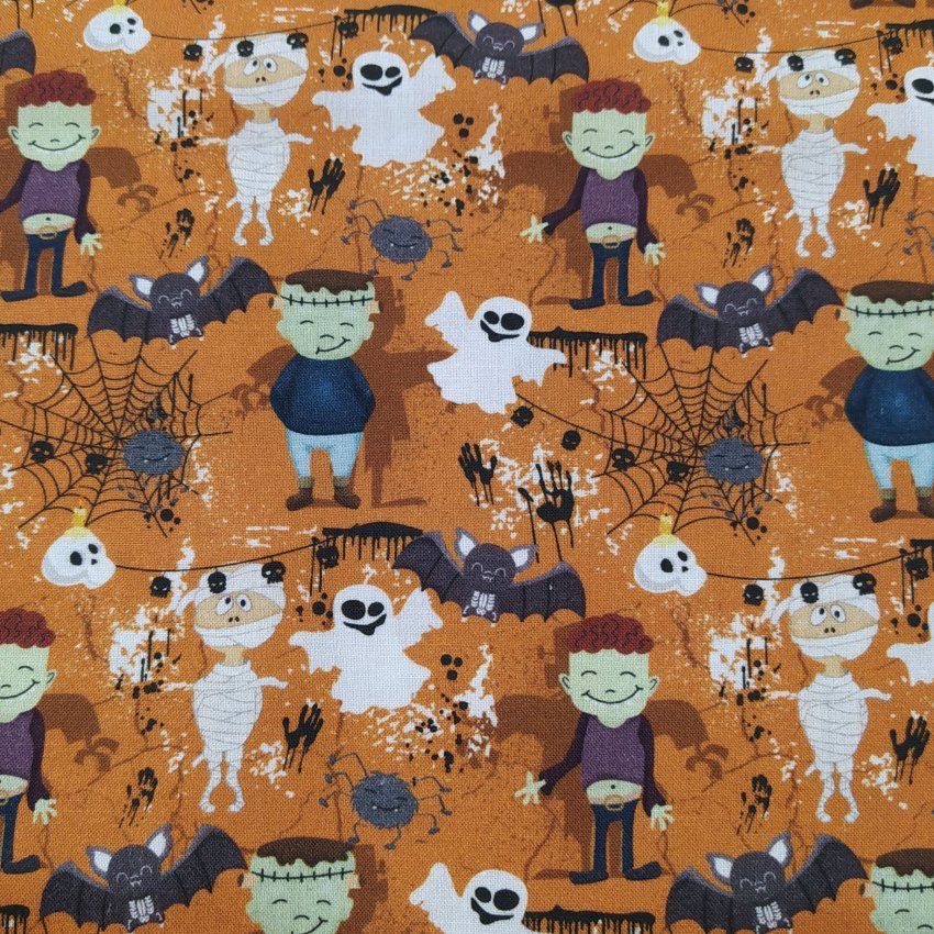 Varios V028 Halloween fondo naranja