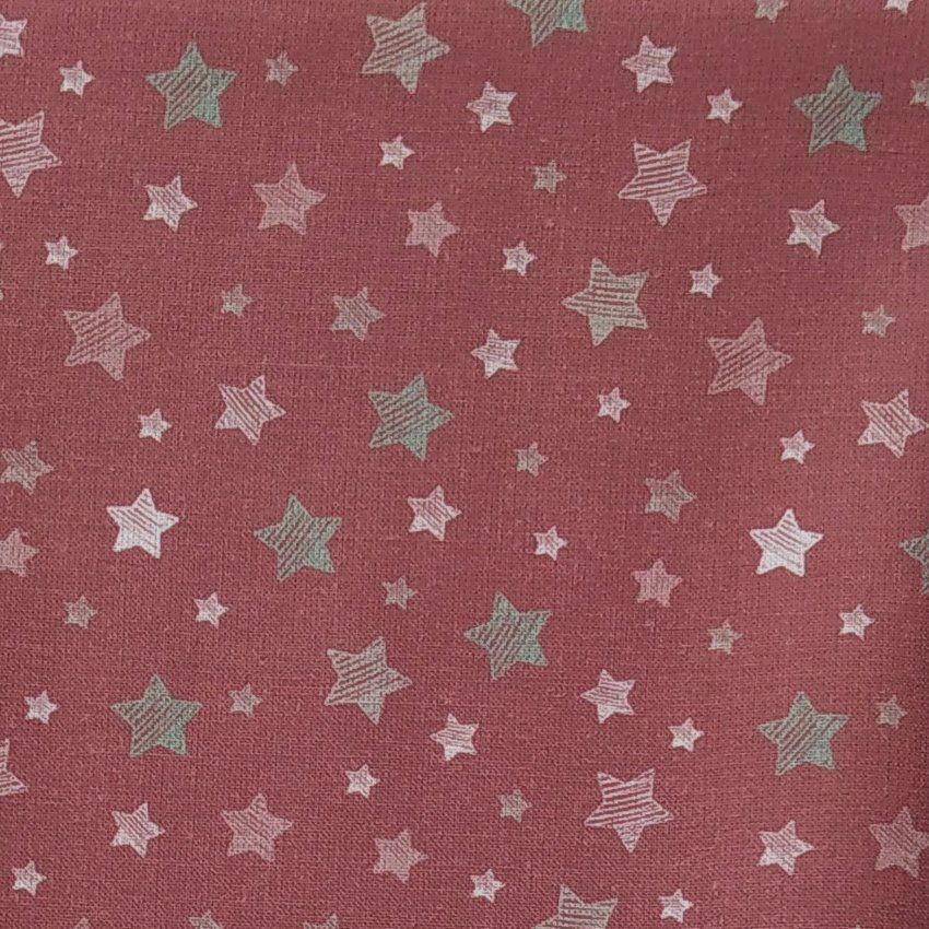 Estrellas E027 estrellas fondo granate