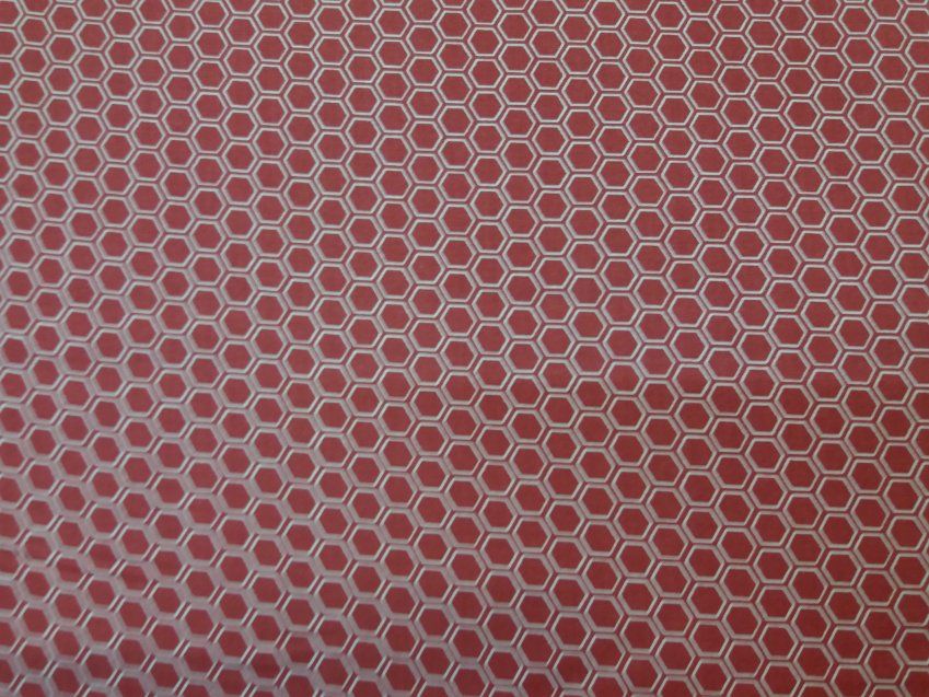 Geometricas G009 Hexagonos rojos