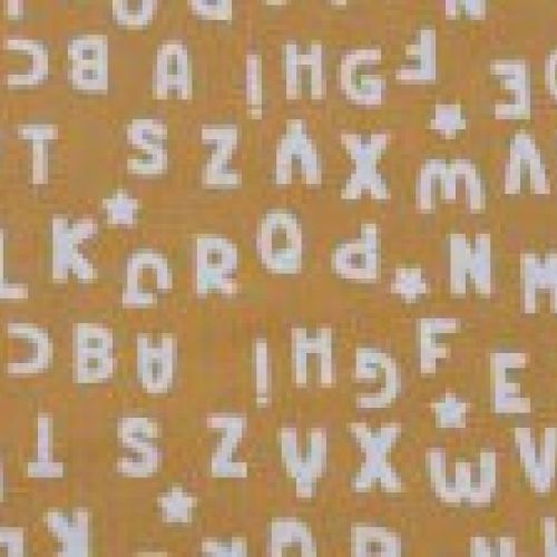 Varios V020 Letras mostaza