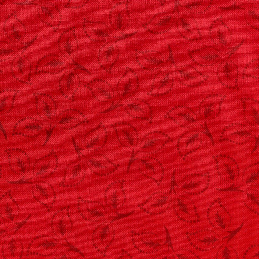 fondo con muestra de hojas rojo f023
