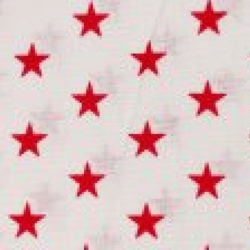 Estrellas E012 blanco y rojas