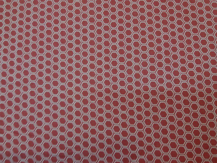 Geometricas G009 Hexagonos rojos