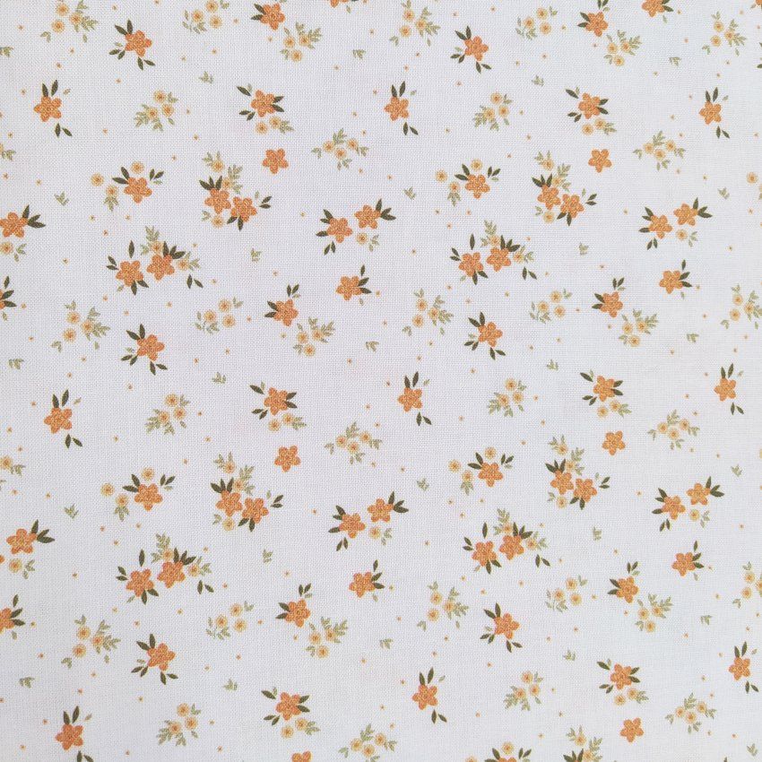 flores naranjas con hojas fl033