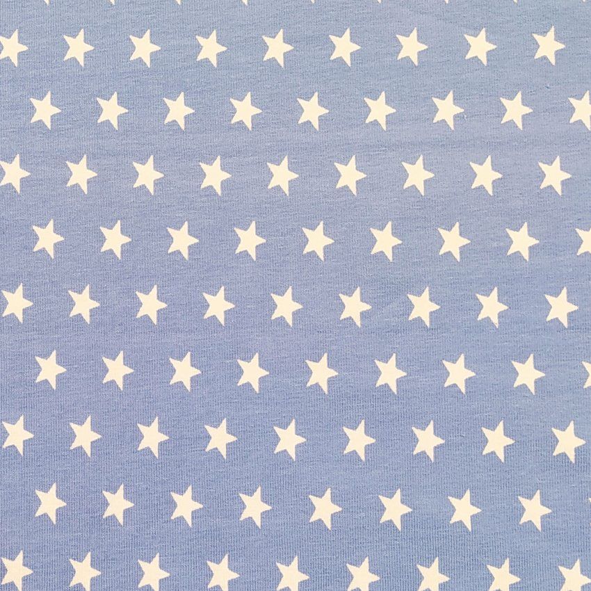 Punto estampado PES020 estrellas azules