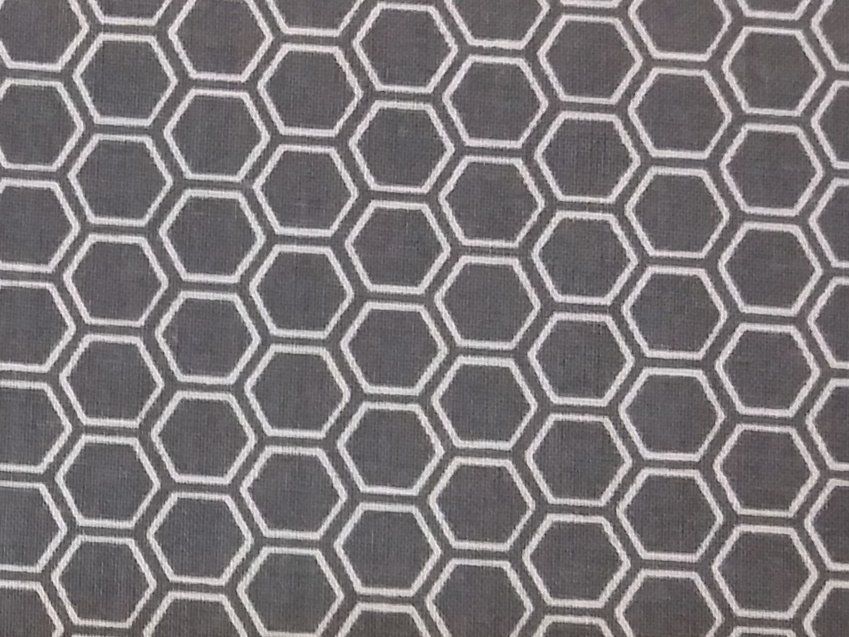 Geometricas G010 Hexagonos grises