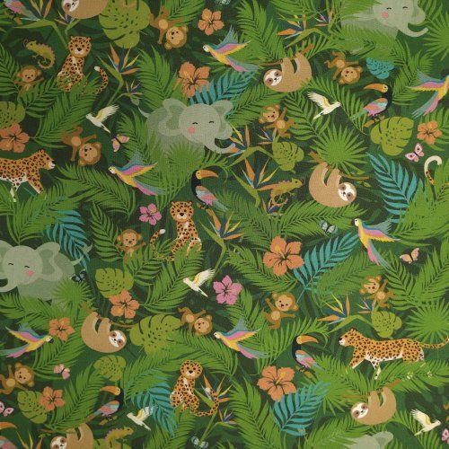 selva con animales in062